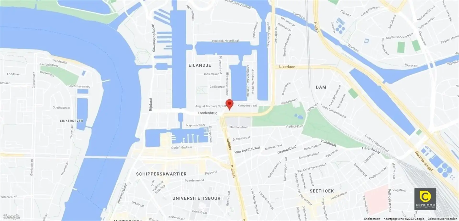 Recent 1 slpk appartement aan het Eilandje foto 13