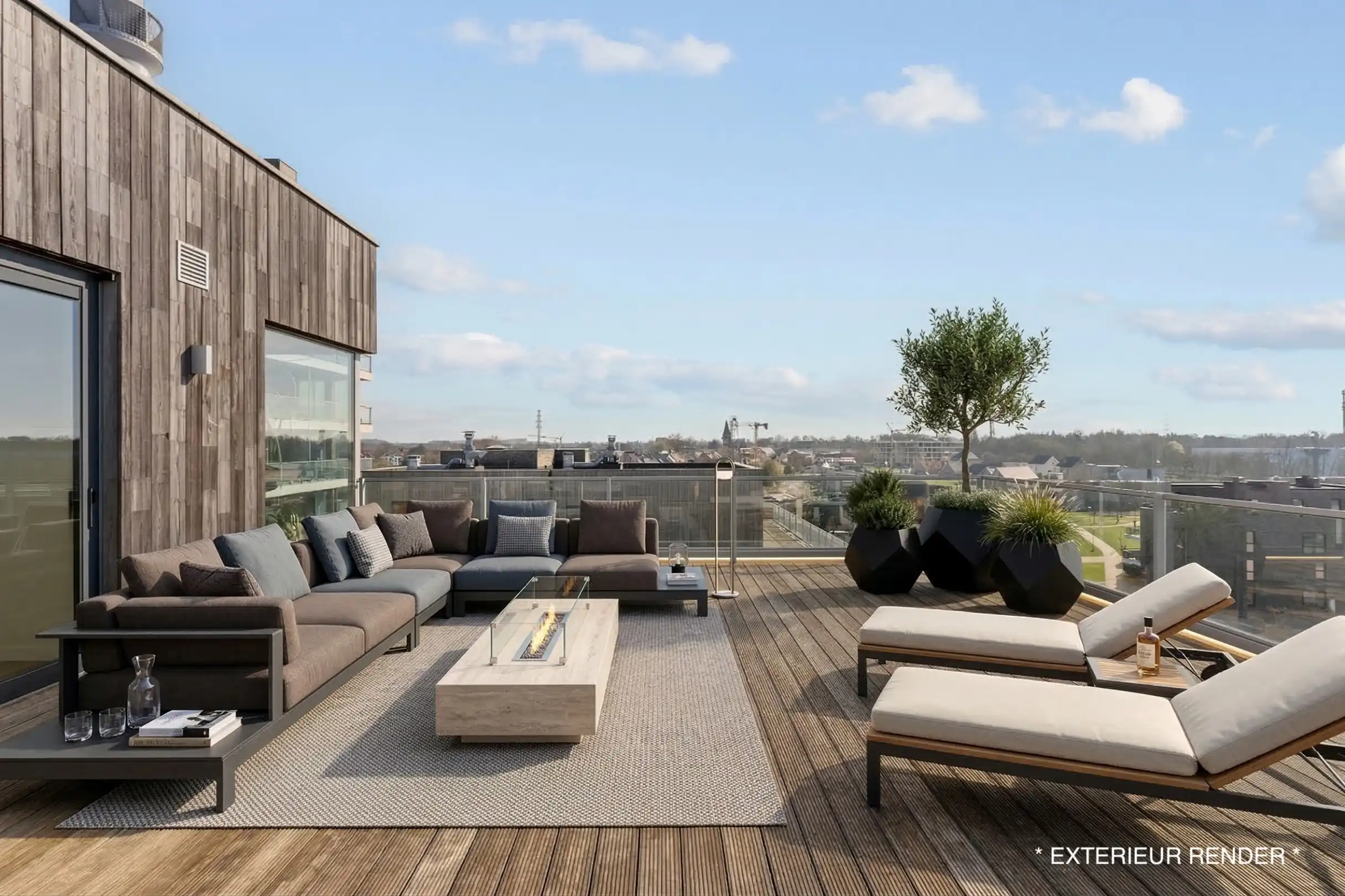 Luxueus penthouse van 204 m² met uitzonderlijke terrassen en panoramisch zicht in Hasselt foto 16