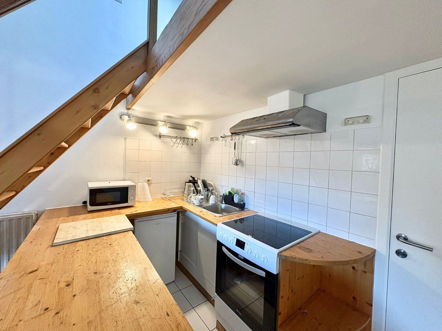 Gezellige duplexstudio met zicht op de Zoo foto 3