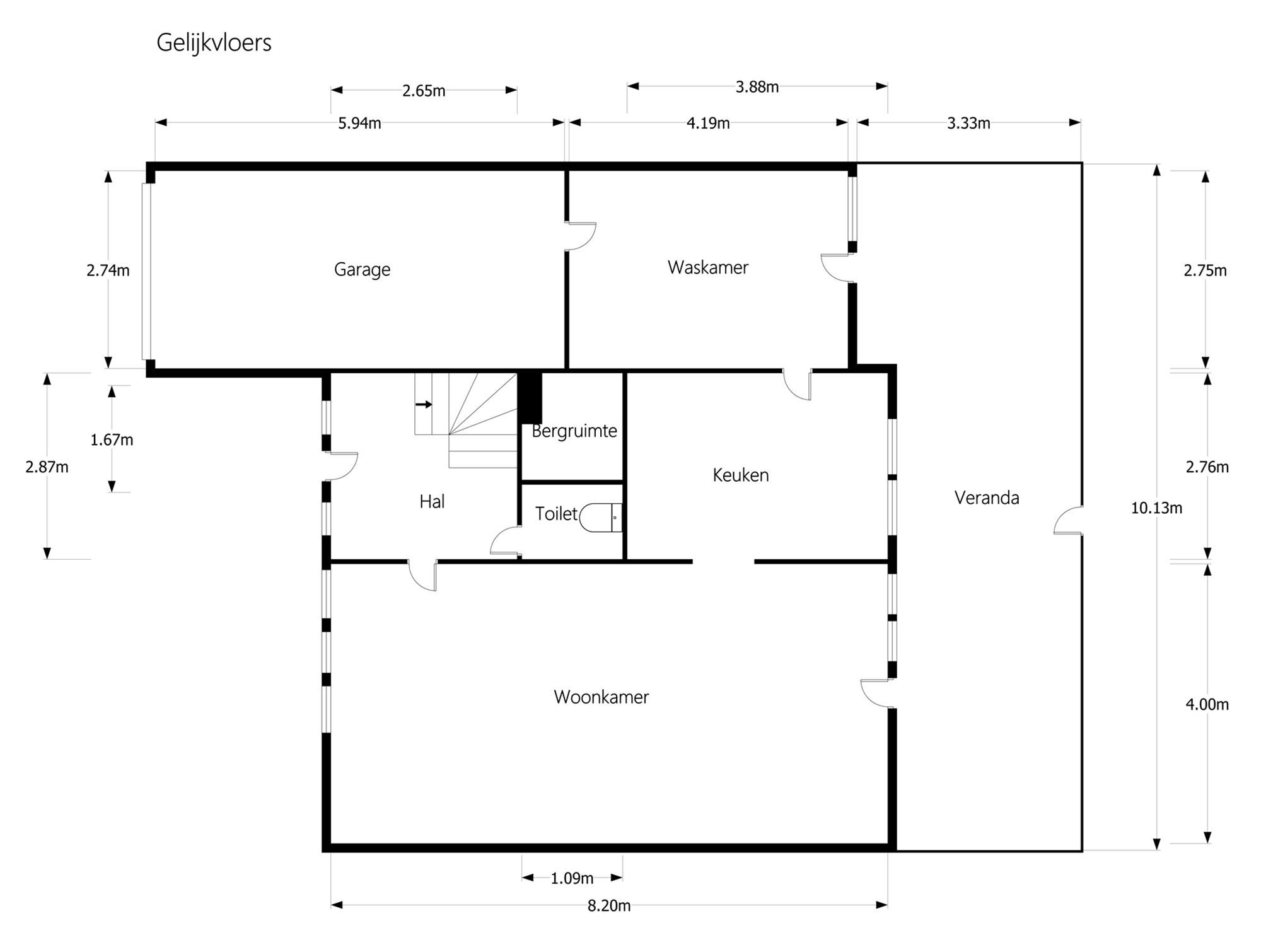 OP TE FRISSEN WONING MET 3 SLAAPKAMERS UITERST GUNSTIG GELEGEN OP EEN PERCEEL VAN 8ARE TE TESSENDERLO foto 21