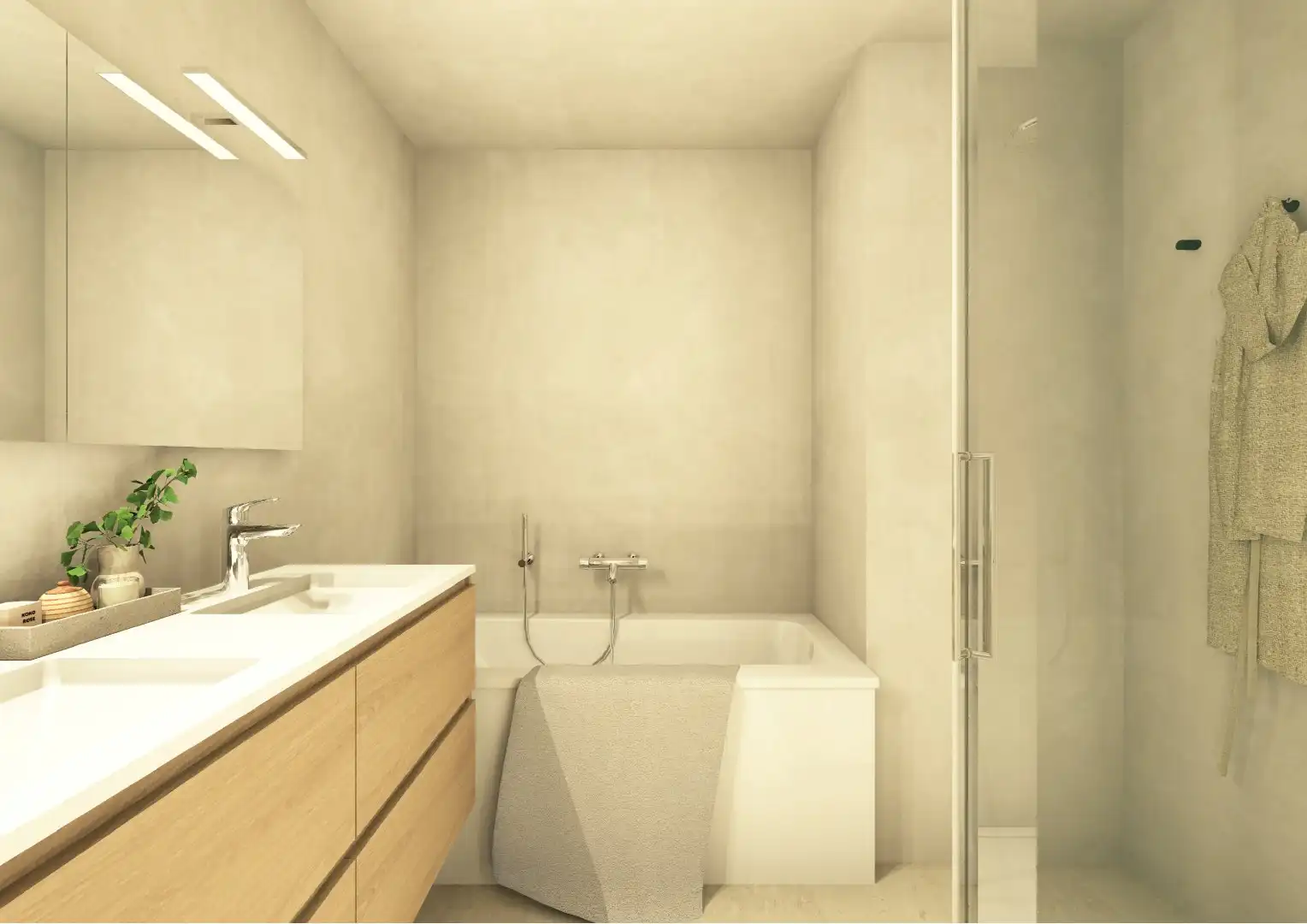 NIEUWBOUW 2/3 SLPK DUPLEX APP MET ZEEZICHT  foto 19