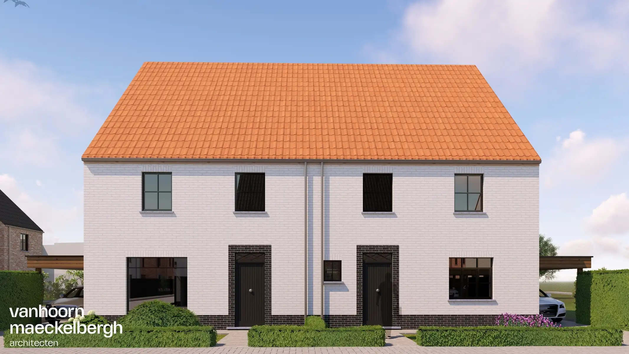 Nieuwbouw gezinswoning nabij het centrum in Gistel. foto {{pictureIndex}}