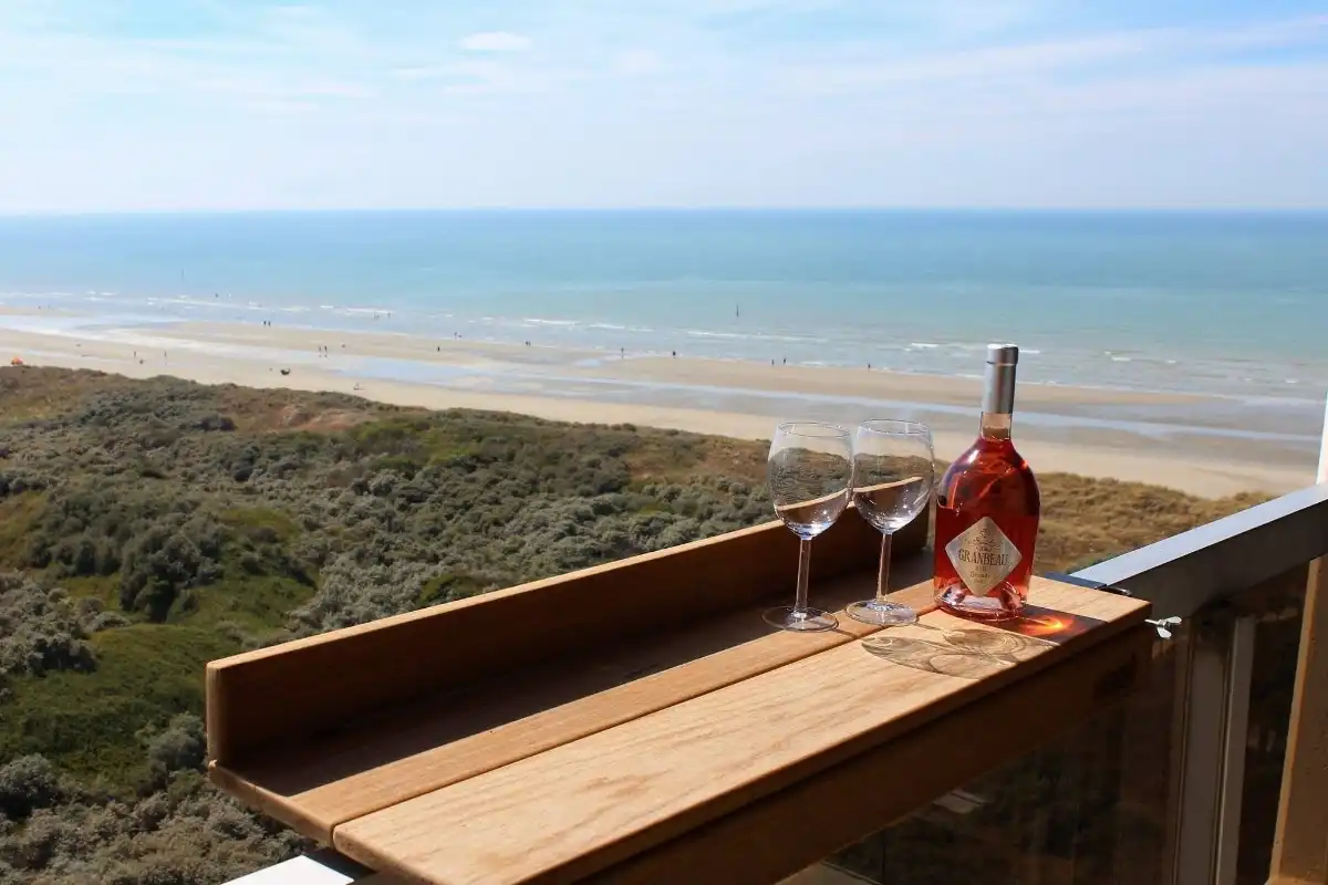 HOEKAPPARTEMENT MET PANORAMISCH ZEEZICHT TE KOOP IN DE PANNE : foto 4