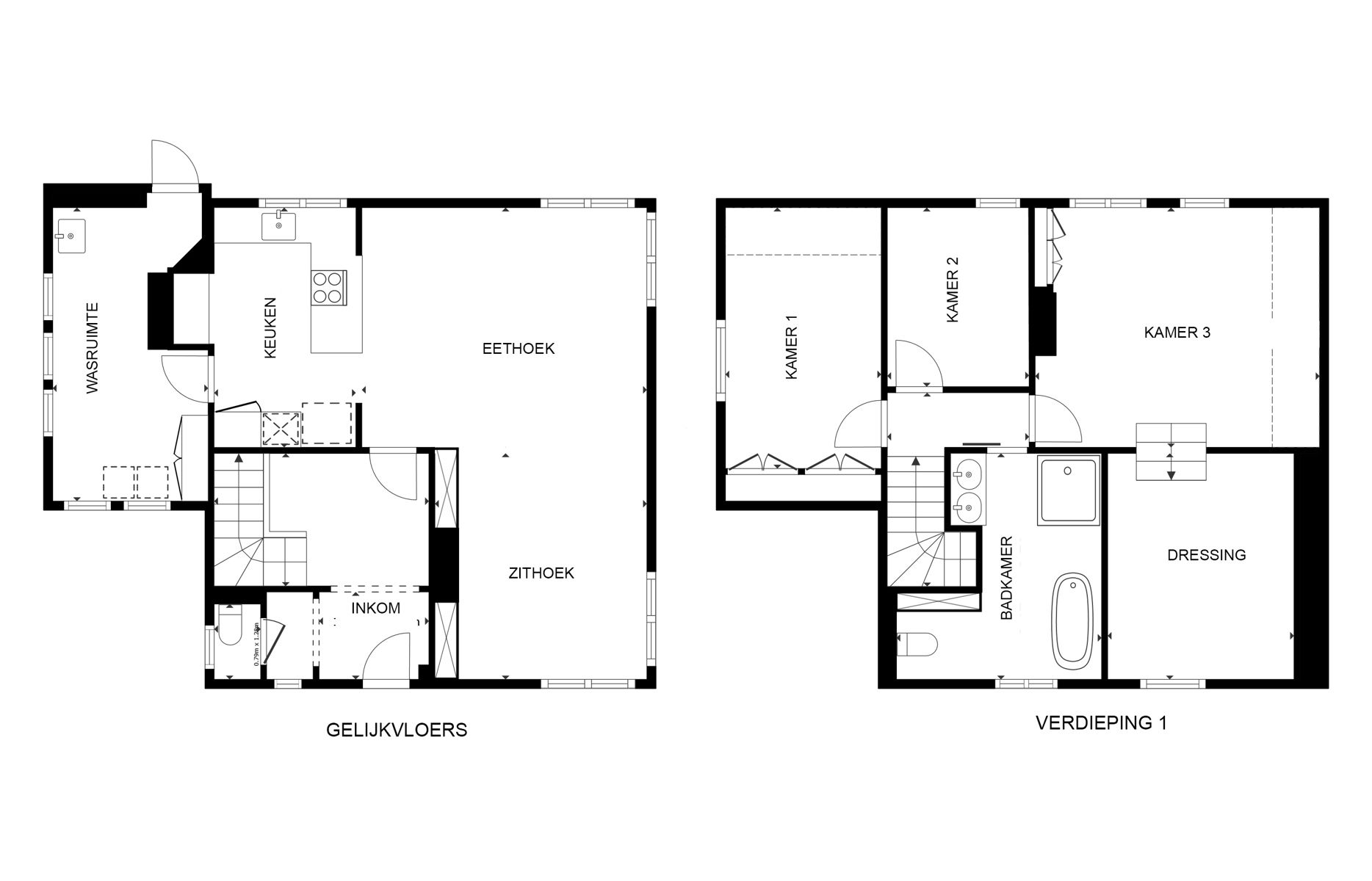 Vernieuwde, lichtrijke woning met 3 slpks + dressing in Eine foto 26