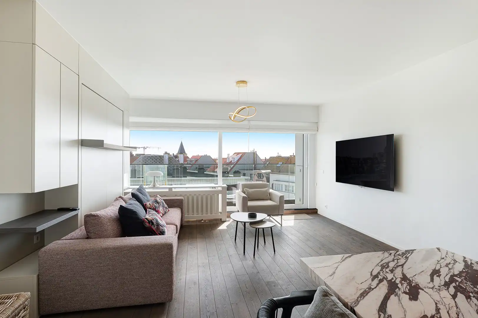 Luxueus éénslaapkamer appartement op toplocatie te Zoute. foto 7