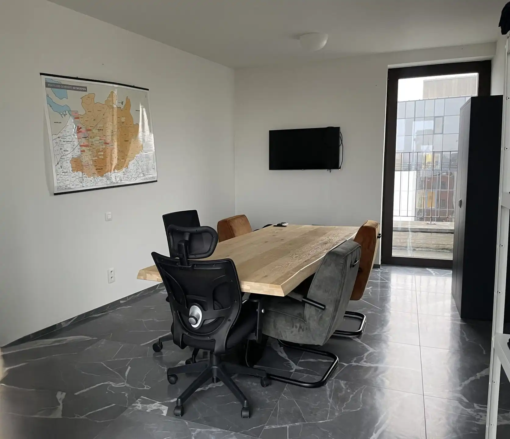 Kantoor in luxe penthous 190m² op het Eilandje foto 5