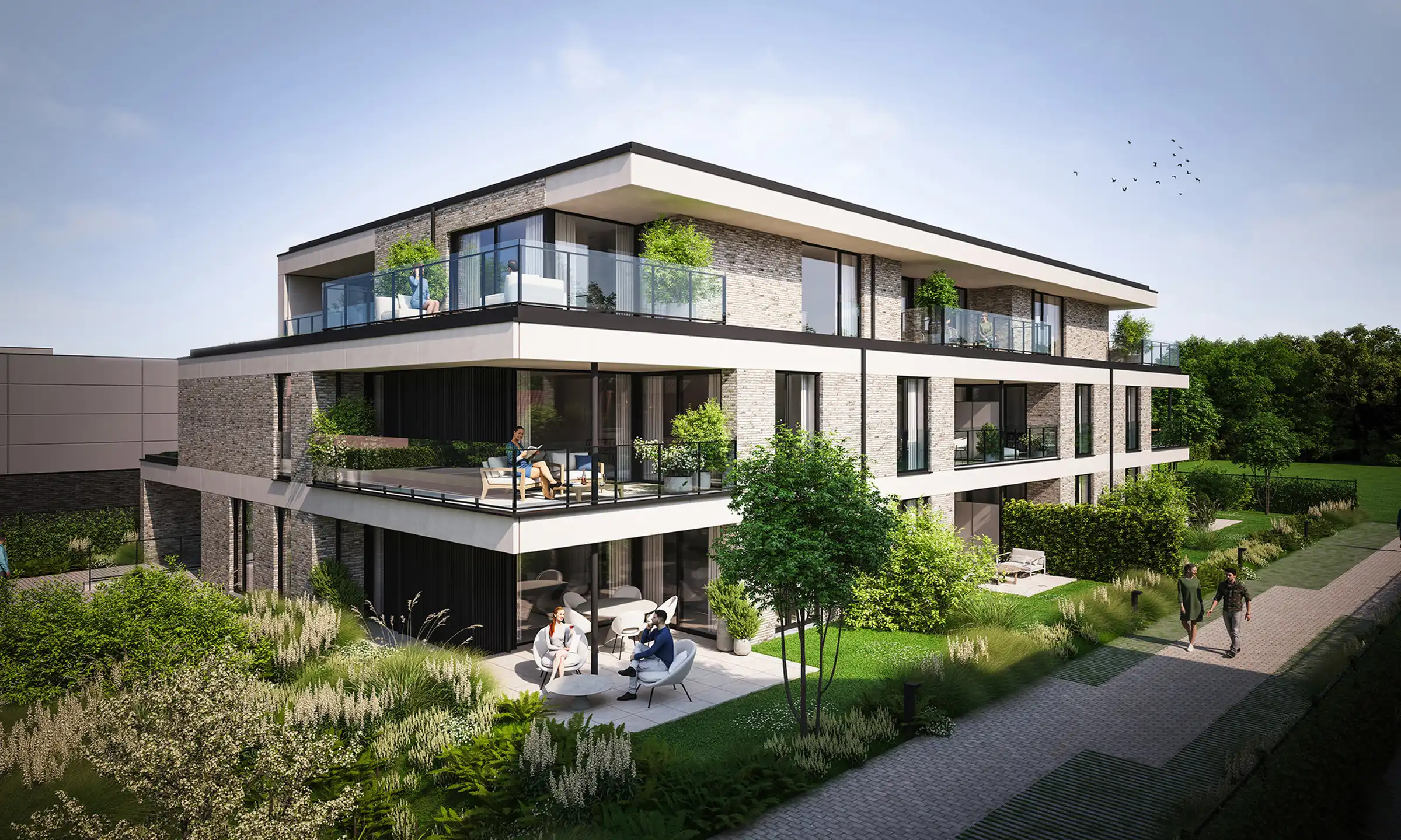 Gelijkvloers appartement 0.03 met tuin - 6% btw mogelijk foto 8