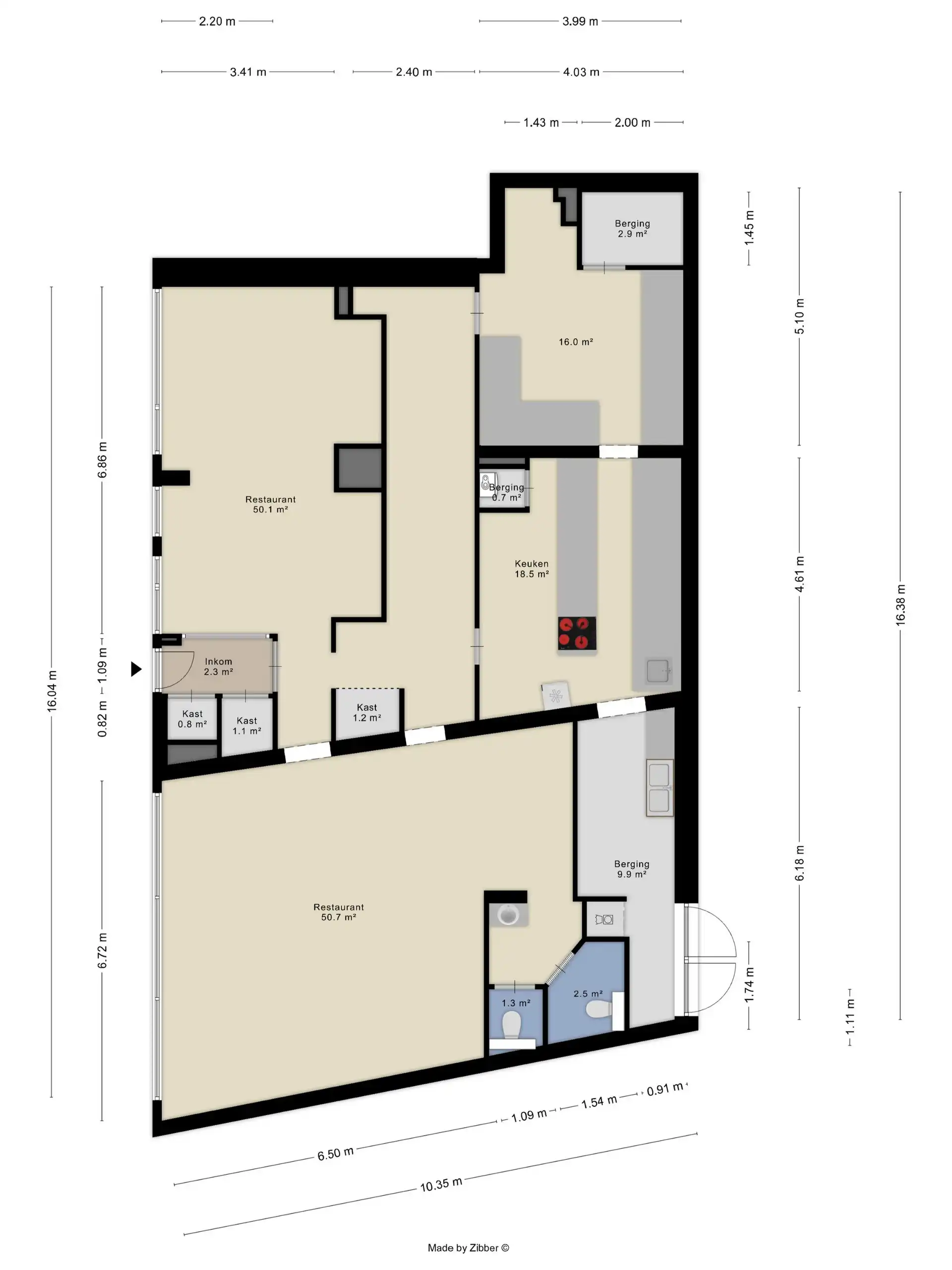 Handelshuis met absolute topligging en verhuurd bovenliggend appartement in hartje Alken. foto 23