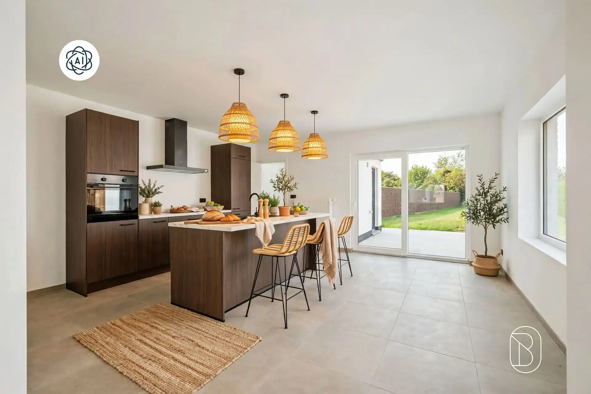 Charmant gerenoveerde woning met grote aangename tuin en handige oprit. foto 2