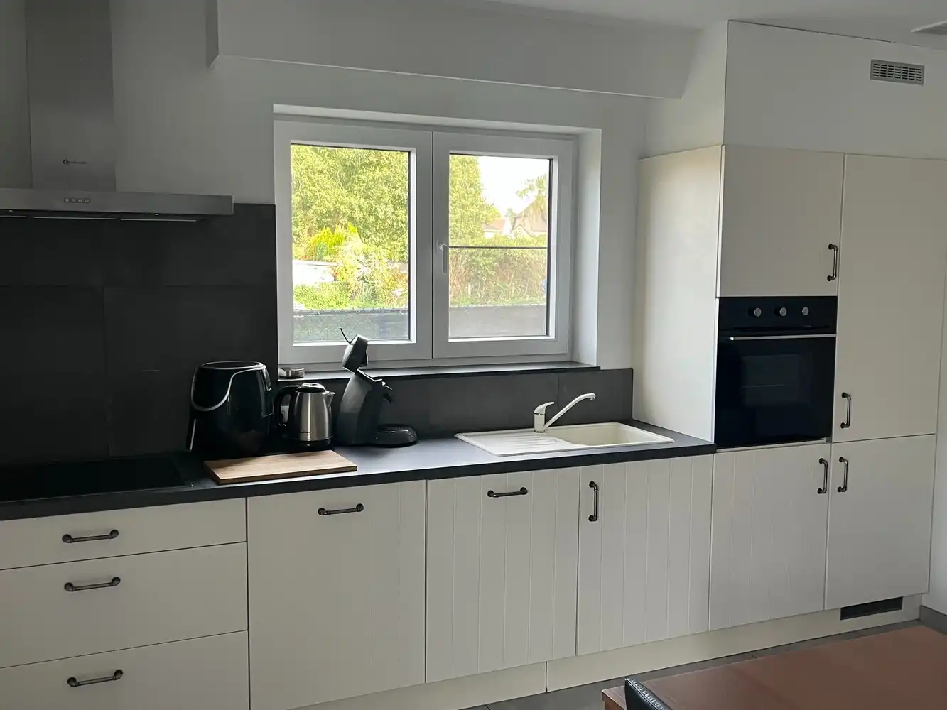 Modern gelijkvloers 1 slaapkamer appartement met ruim terras en ondergrondse parking in As! foto 4