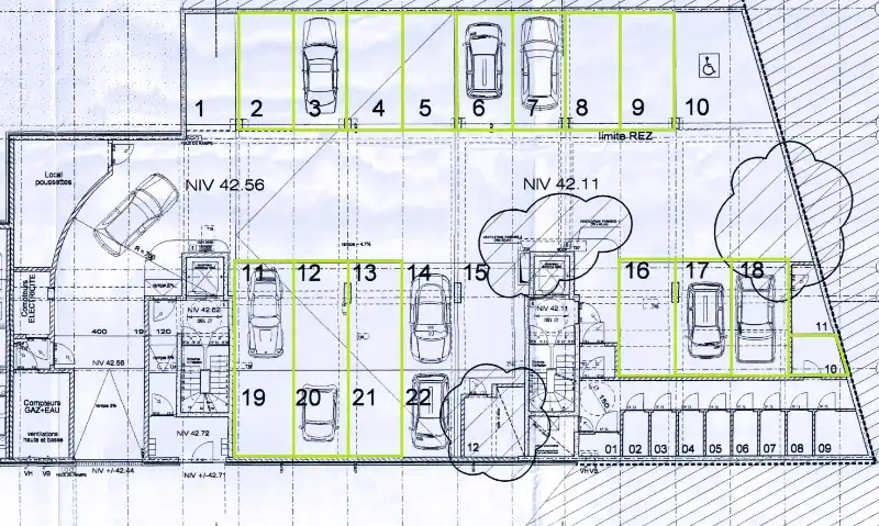 Gelijkvloers gelegen autostaanplaatsen te Sint-Agatha-Berchem foto 3
