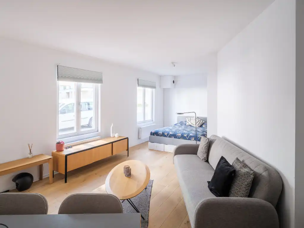 Centrum Gent – gerenoveerde studio nabij het Sint-Annaplein foto 4