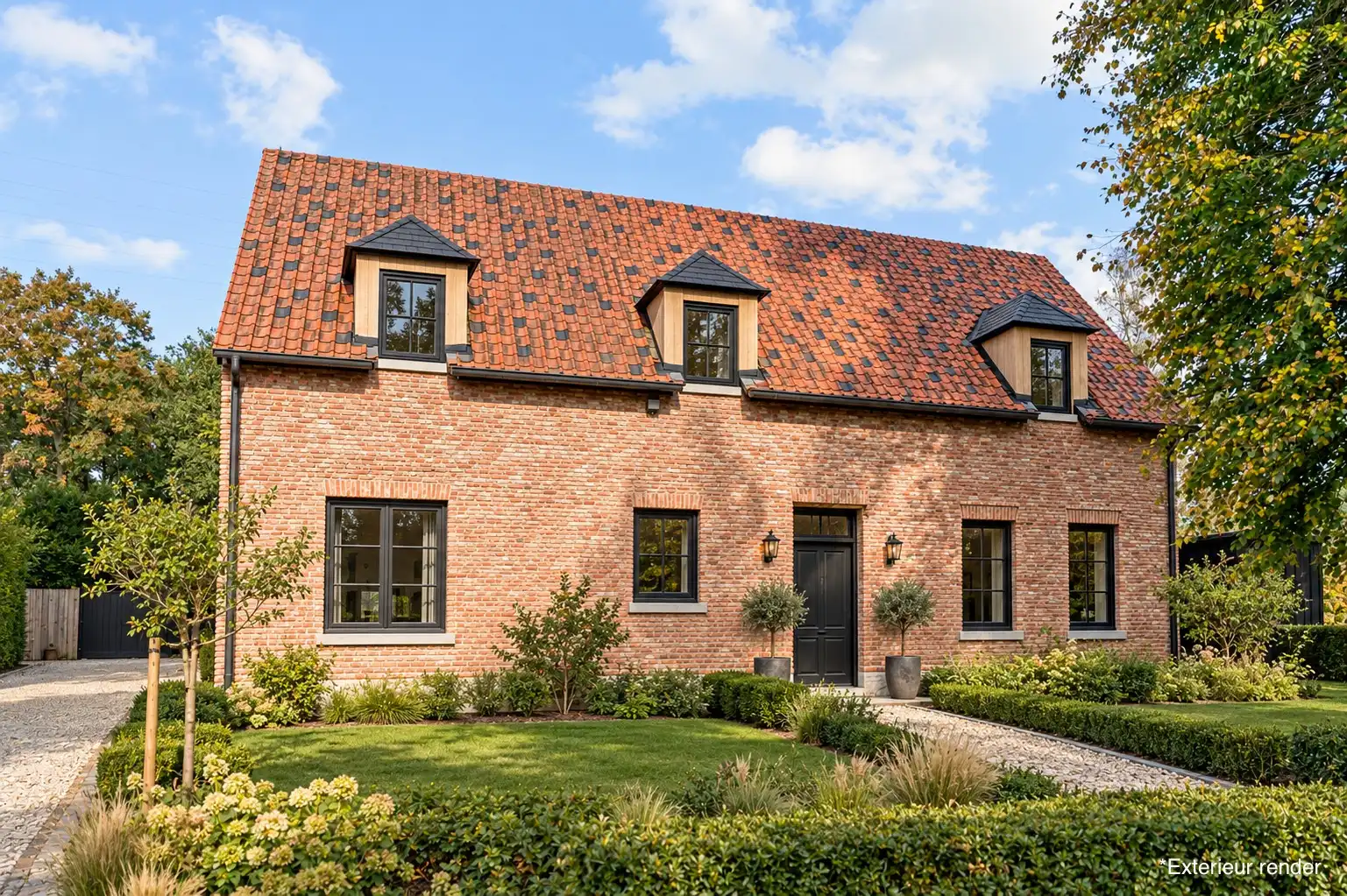 Landelijke nieuwbouw-villa (casco) op een uitzonderlijk perceel van 45a70 in Helchteren foto 4
