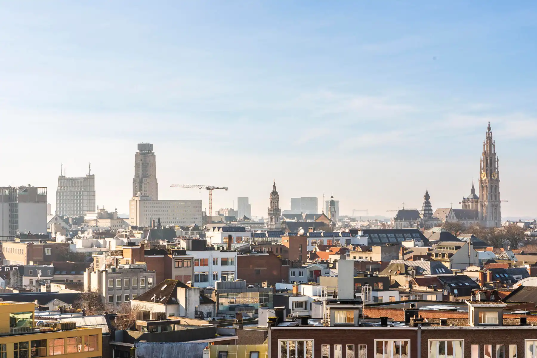 2 slpkappartement met terras & prachtig zicht over Antwerpen foto {{pictureIndex}}