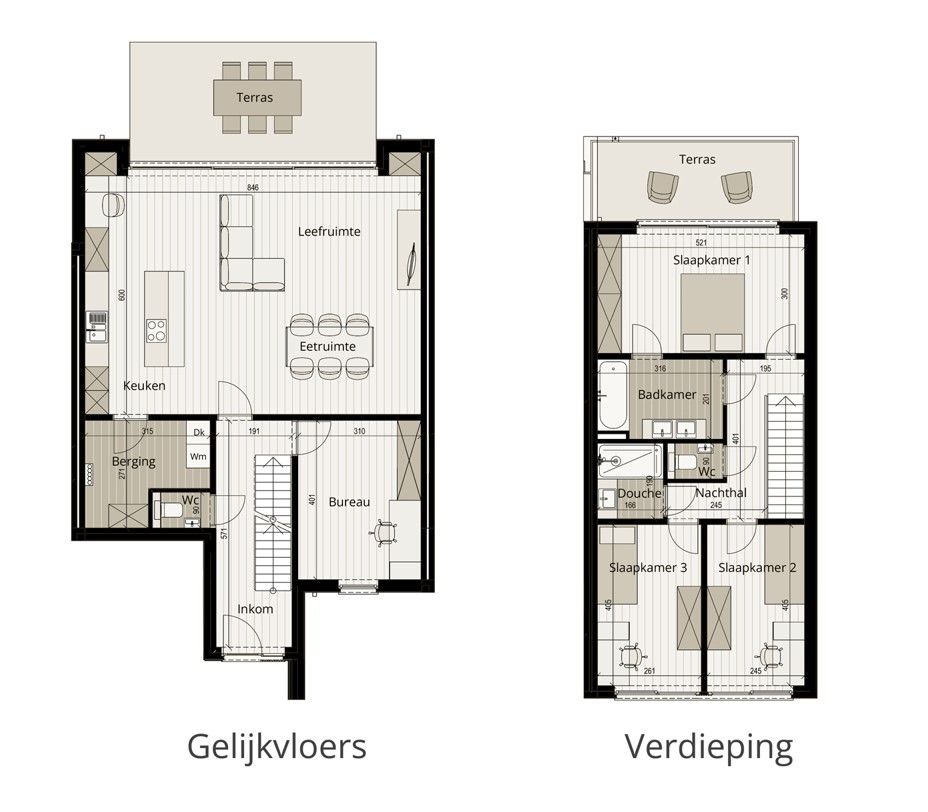 NIEUWBOUW ruime drie slaapkamer met veel licht, groene tuin en dakterras foto 8