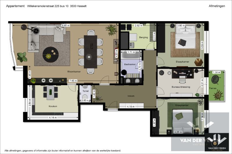 Ruim appartement met groen uitzicht te Hasselt foto 21