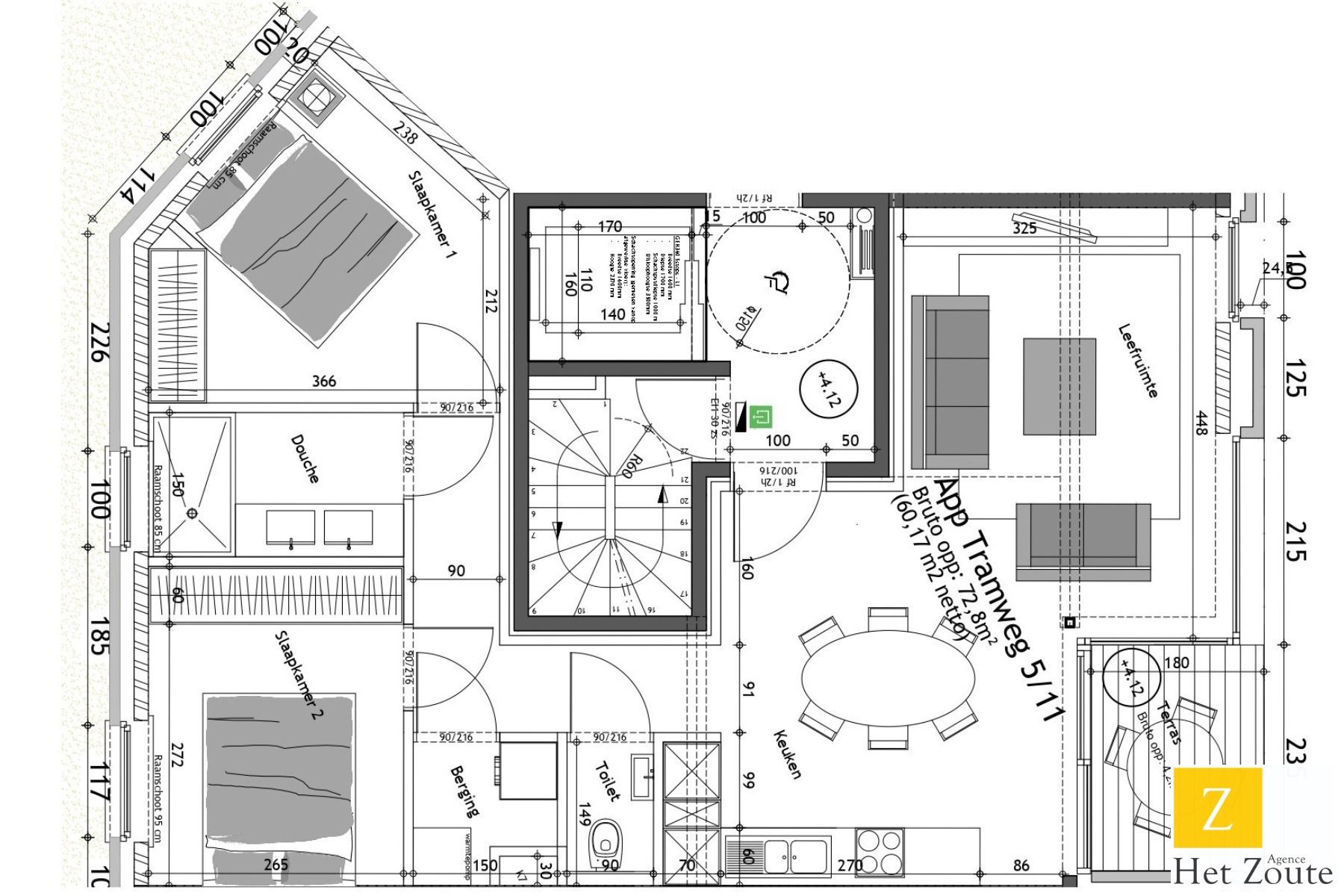 Nieuwbouwappartement met zicht op het Maurice Lippensplein foto 2