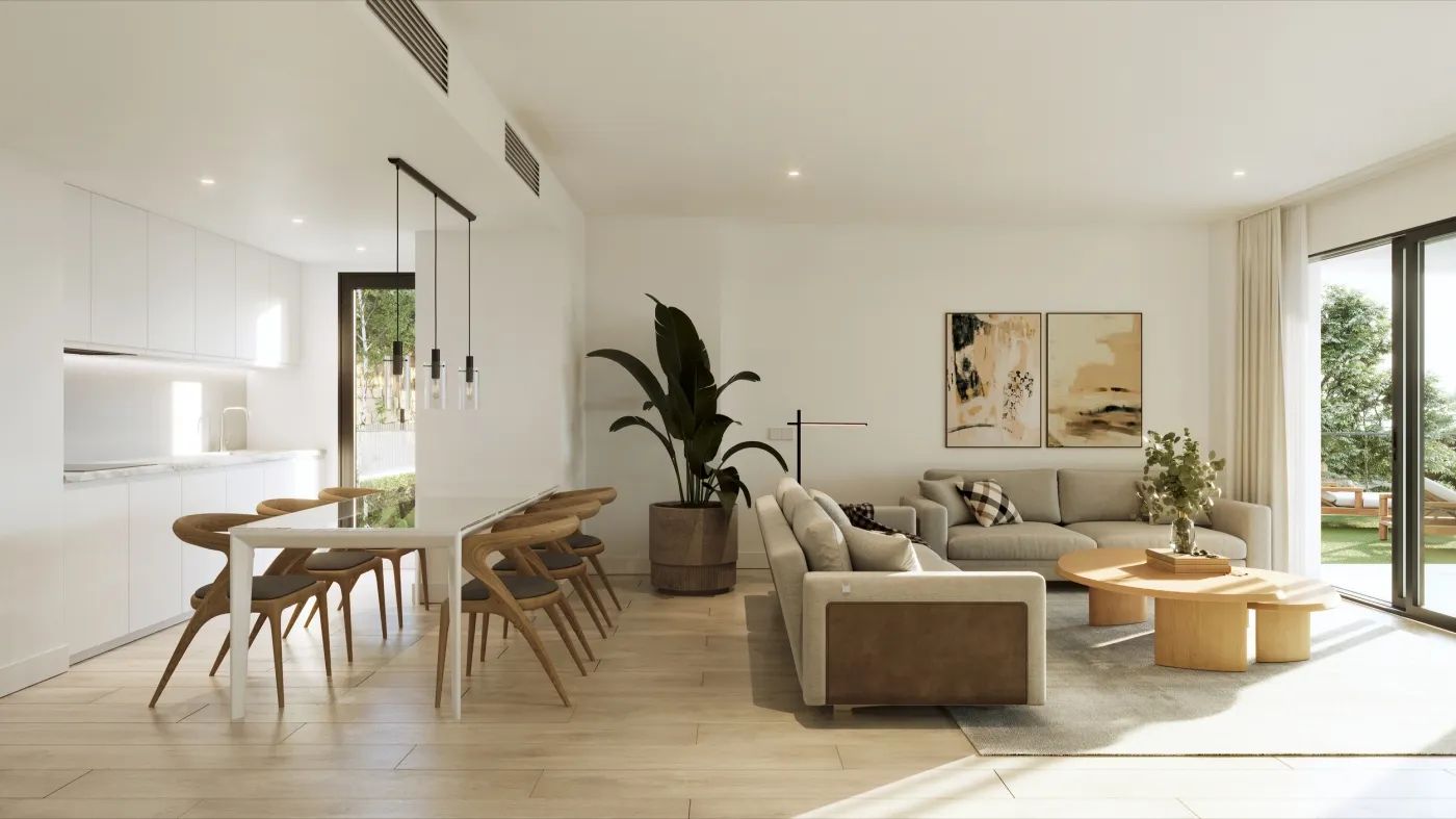 Ontdek de perfecte harmonie tussen ontspanning en verfijning in onze moderne appartementen, gelegen op een steenworp afstand van de zee en omringd door prachtige golfbanen foto 3