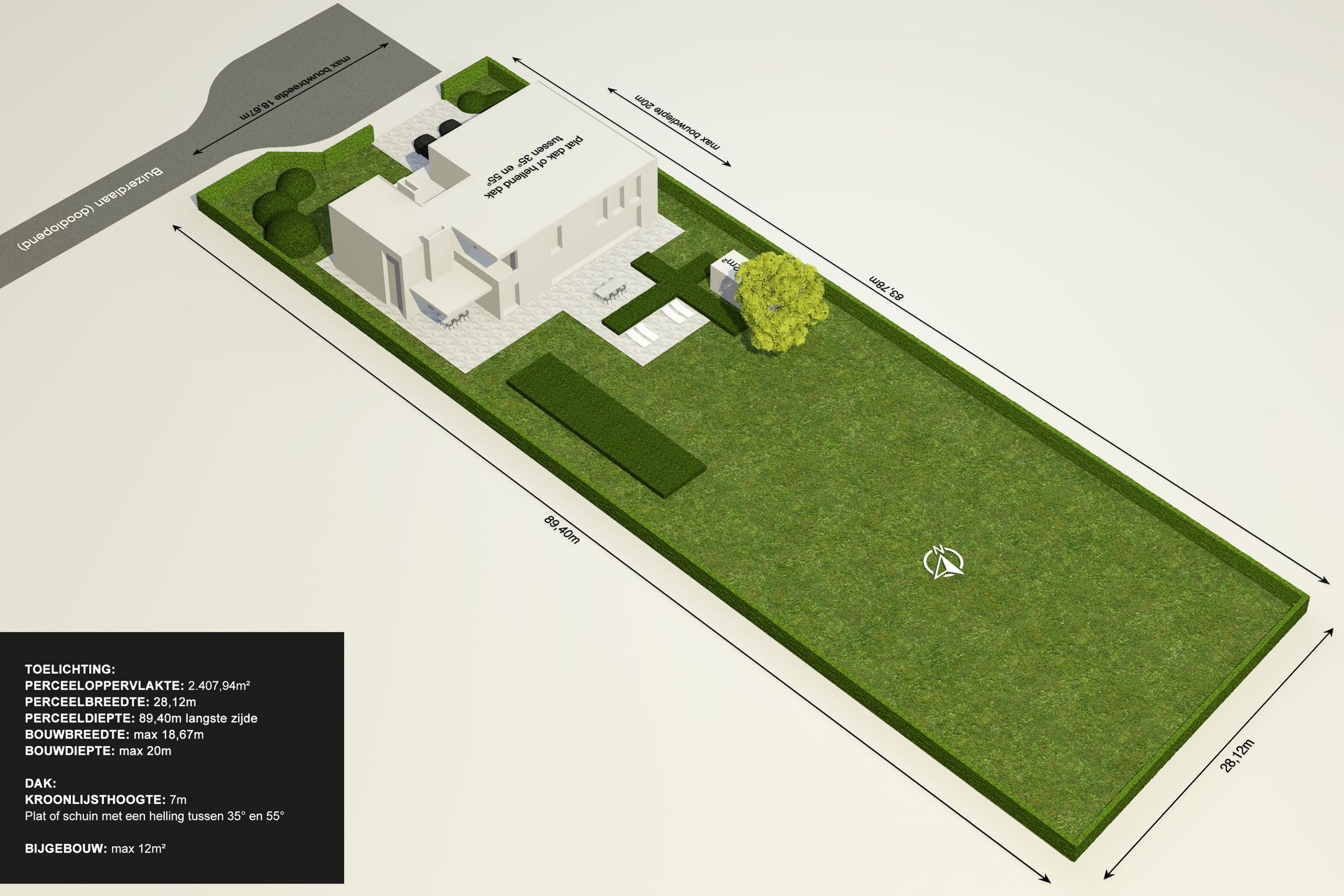 Exclusieve bouwgrond van ca. 2.400 m² in Brecht foto 2