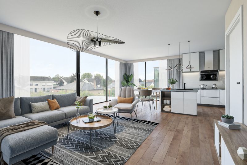 Ruim nieuwbouw app. (1ste verd, 3 slpks) en spectaculaire link met de natuur! foto 2