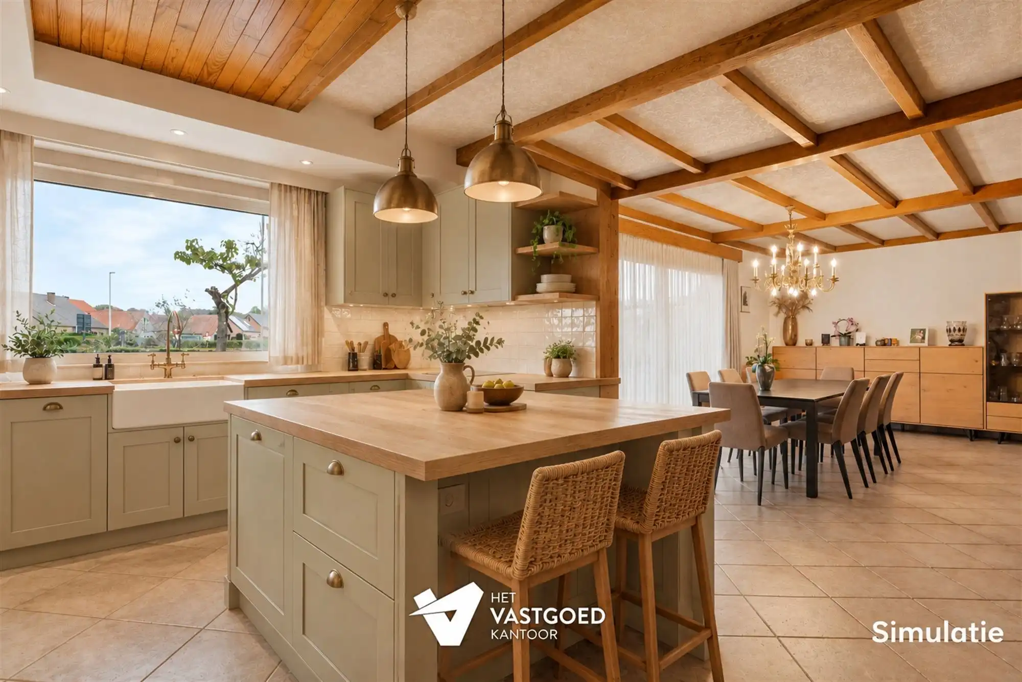 PERFECT ONDERHOUDEN WONING MET 4 SLAAPKAMERS OP EEN RUIM HOEKPERCEEL VAN 12A75 EN CENTRALE LIGGING TE LUMMEN foto 12