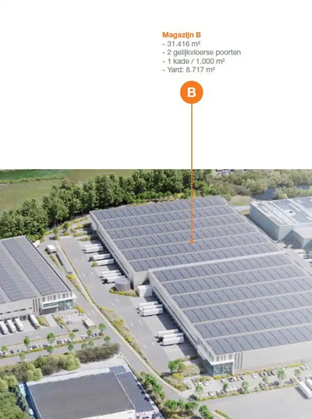 Magazijn Unit B  31.416m²  te huur foto 2