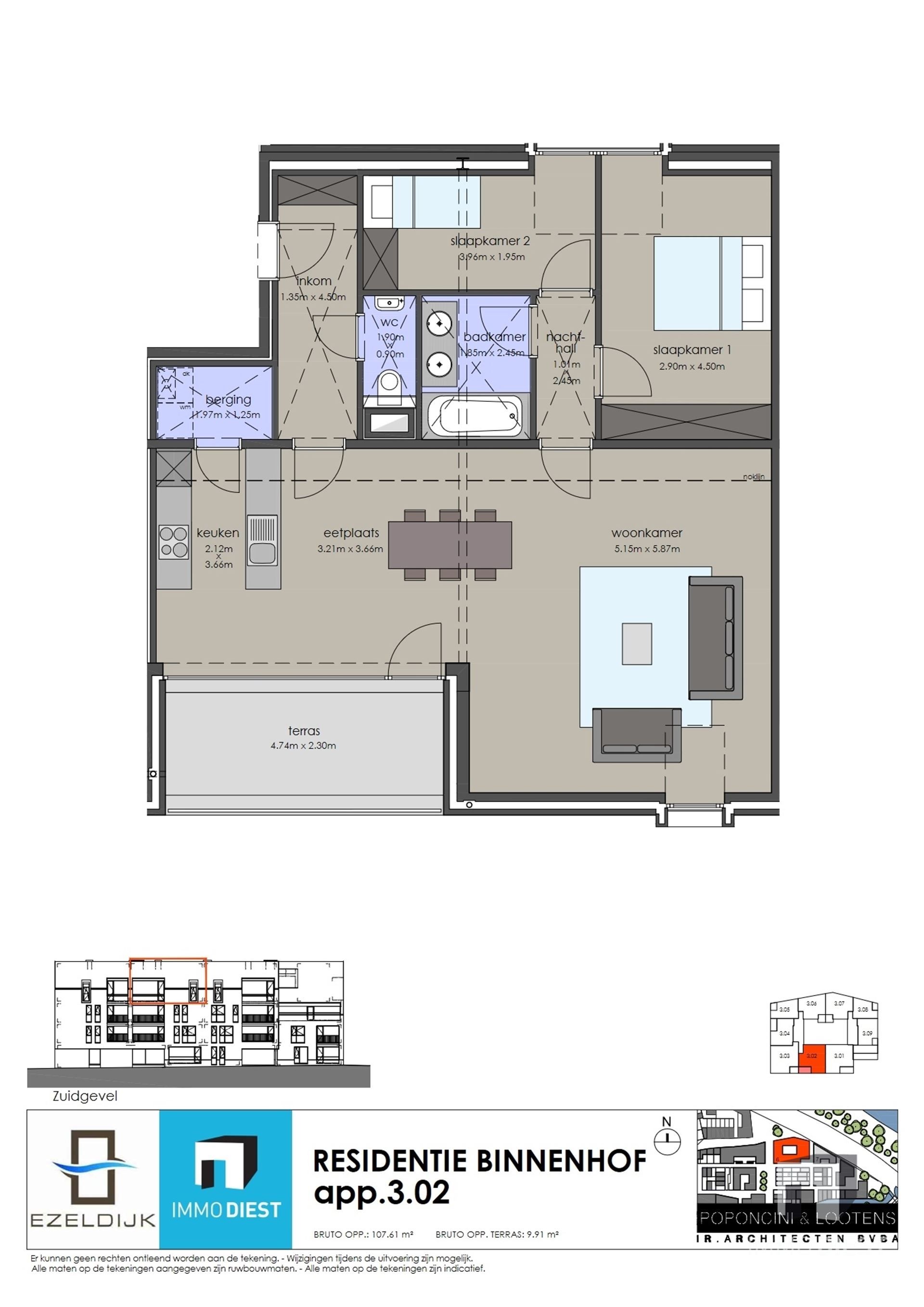 Trendy ruim, zonnig appartement op Ezeldijk  foto 5