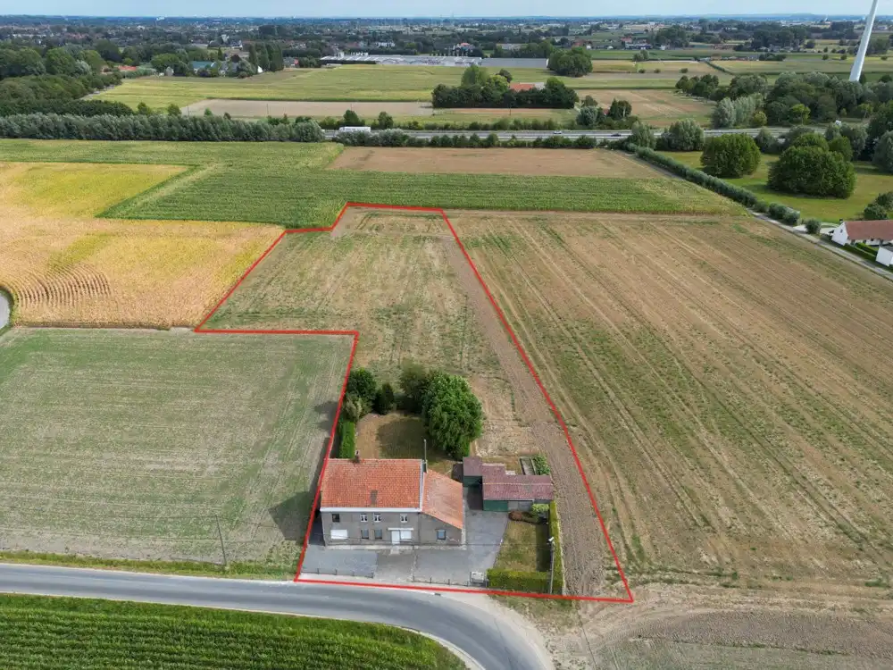 Landelijke woning/bouwgrond met verzichten - Oekene foto 6