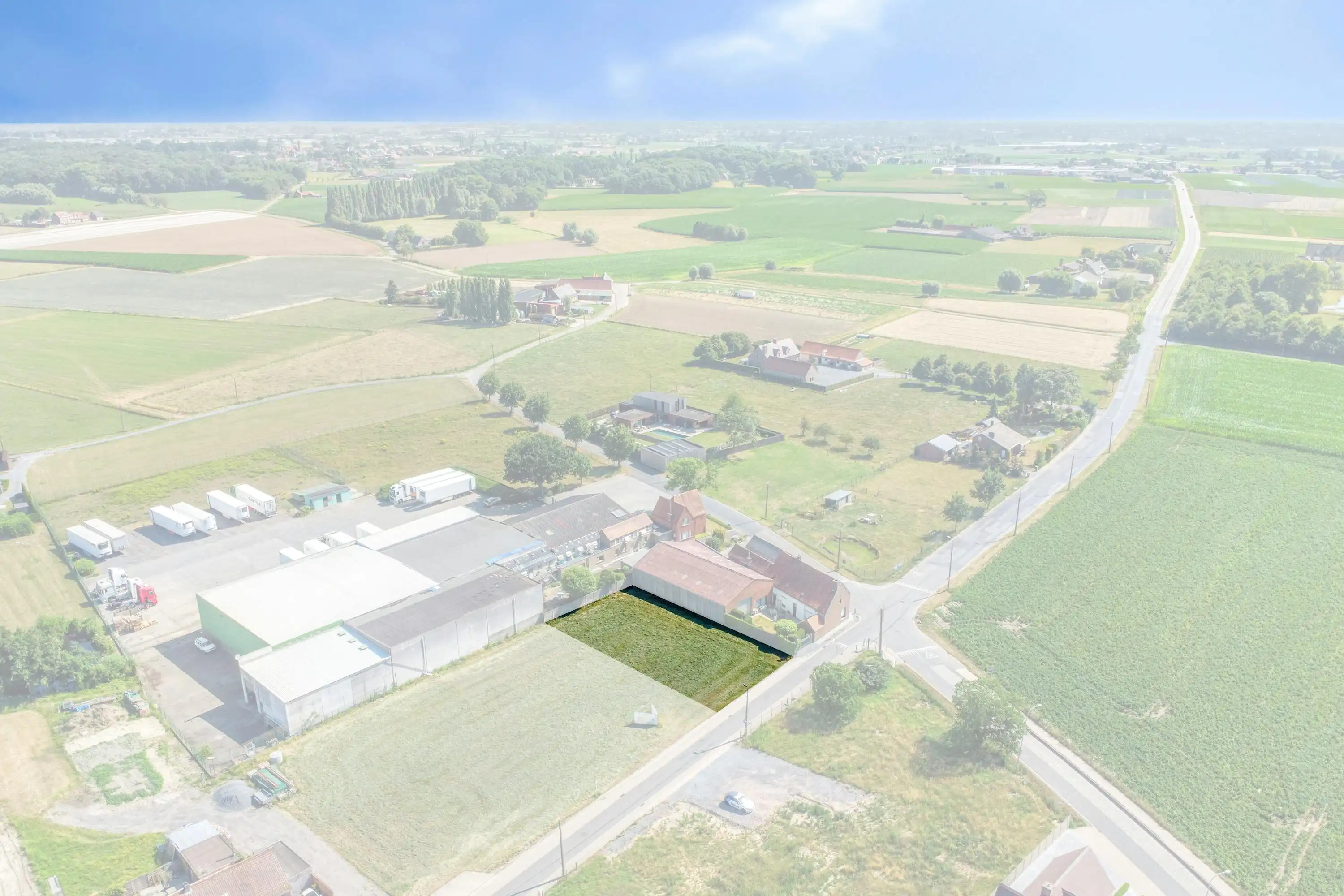 Perceel bouwgrond van 791m² voor open bebouwing in Izegem foto 5