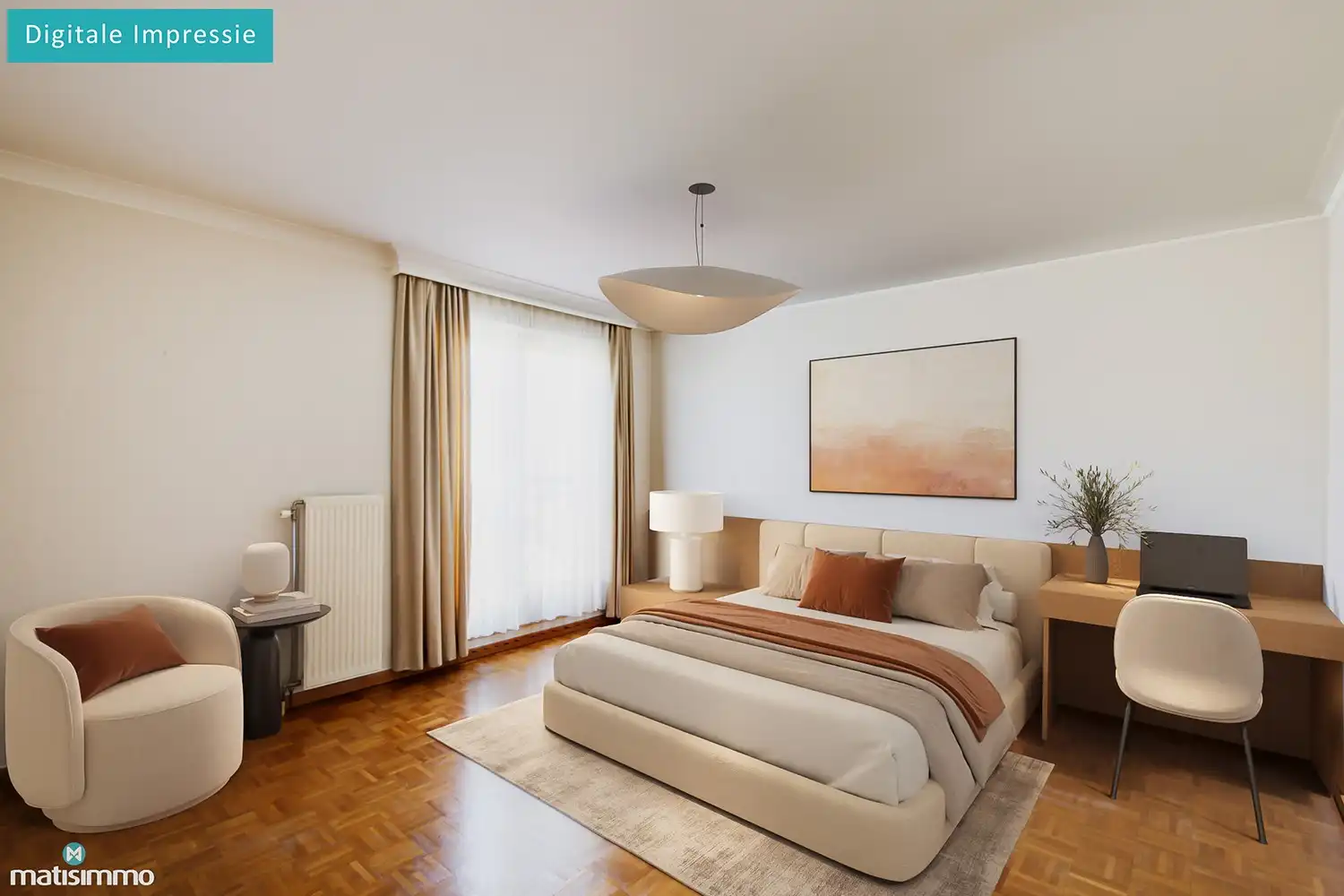 RUIM APPARTEMENT MET 2 SLAAPKAMERS, 2 TERRASSEN, KELDERBERGING EN ONDERGRONDSE AUTOSTAANPLAATS IN BILZEN-CENTRUM foto 10