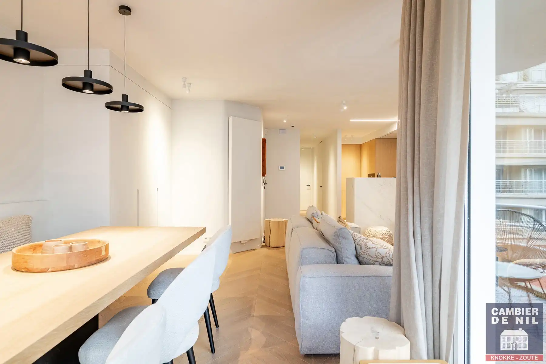 Volledig gerenoveerd appartement met 2 volwaardige slaapkamers – centrum Knokke foto 8