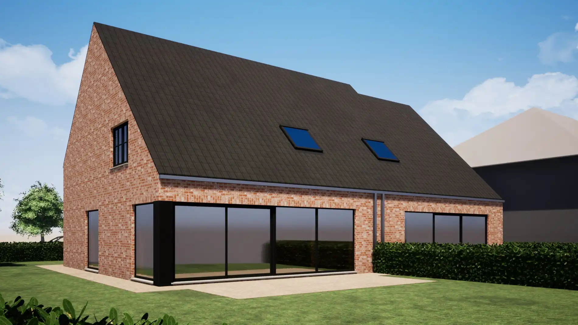 Ruime halfopen bebouwing met landelijke verzichten te Torhout foto 4