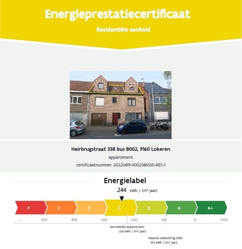 TE KOOP !! Energiezuinig appartement met 2 slaapkamers in Lokeren foto 15