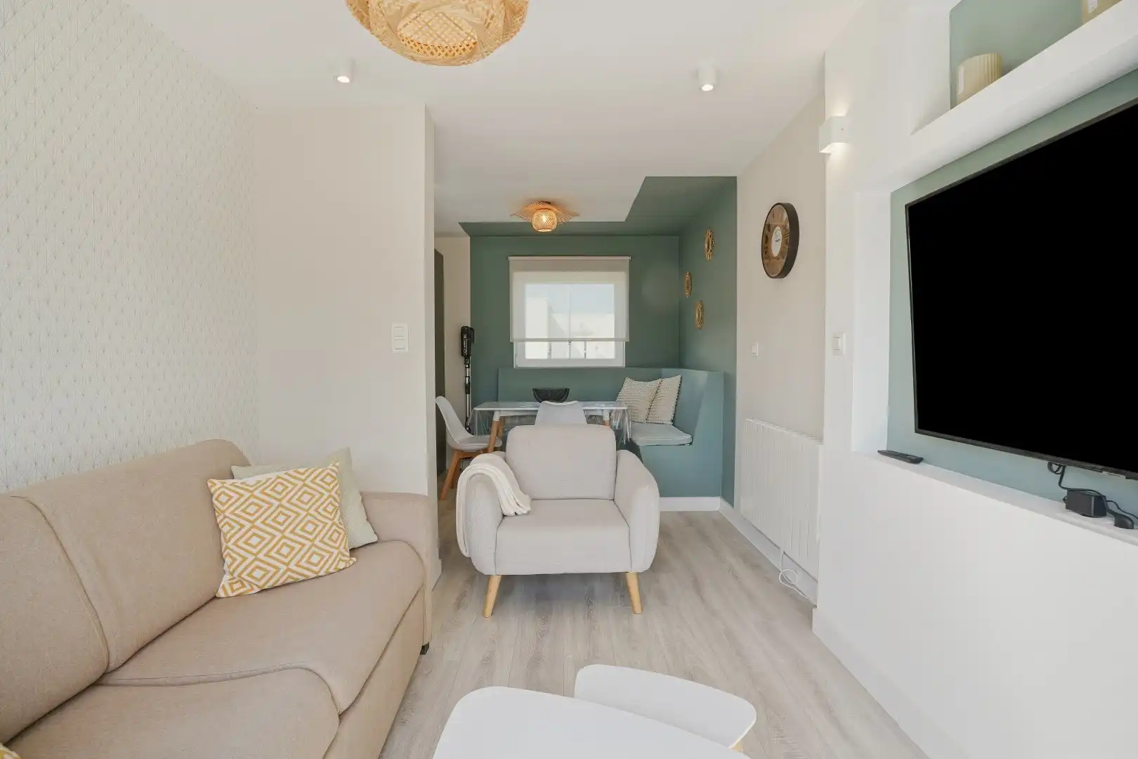 Recent gerenoveerde vakantiewoning (type bungalow) met 2 slaapkamers te Koksijde.  foto 7