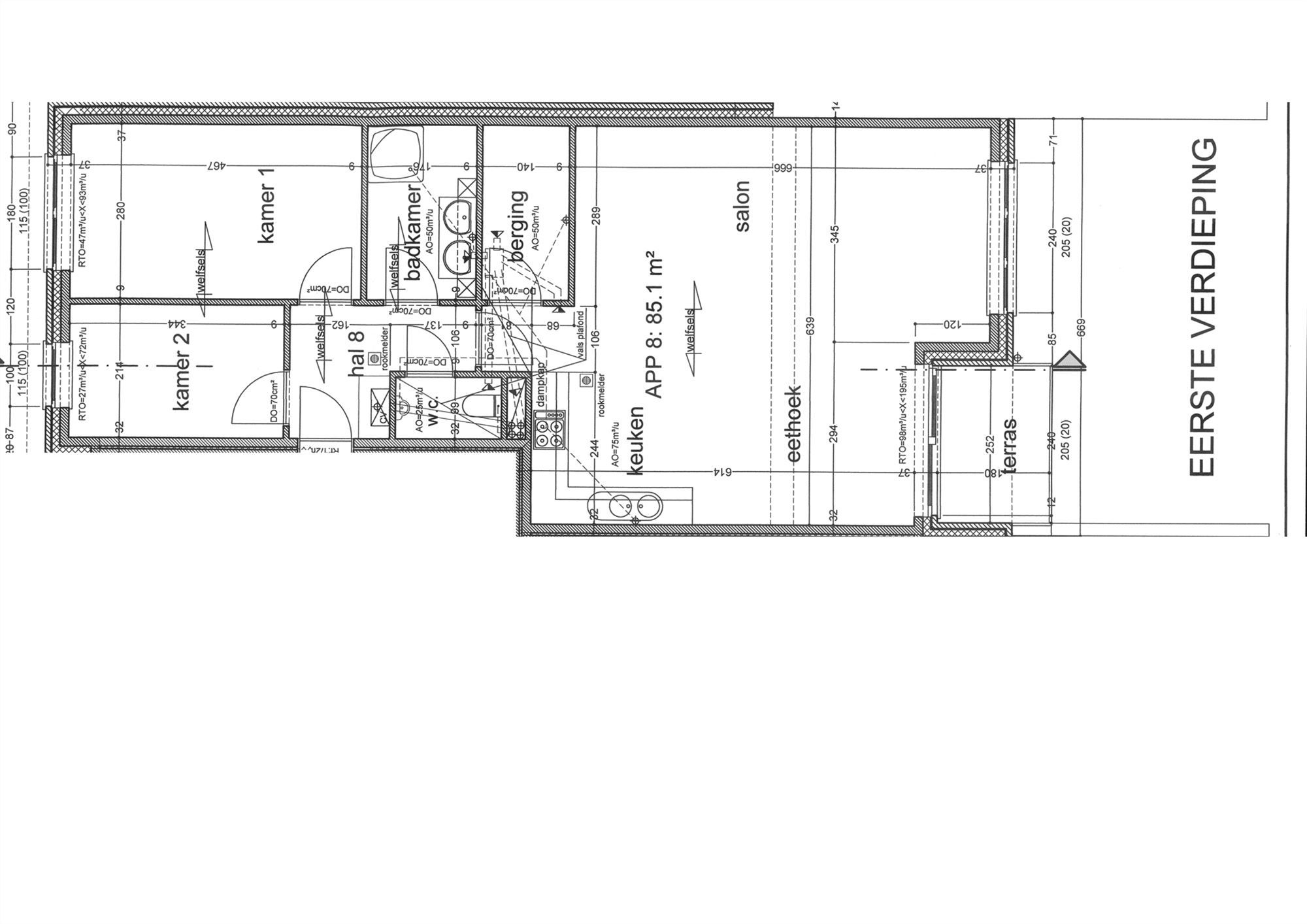 MODERN 2 SLAAPKAMER APPARTEMENT MET AUTOSTAANPLAATS IN HET CENTRUM VAN BERINGEN foto 13