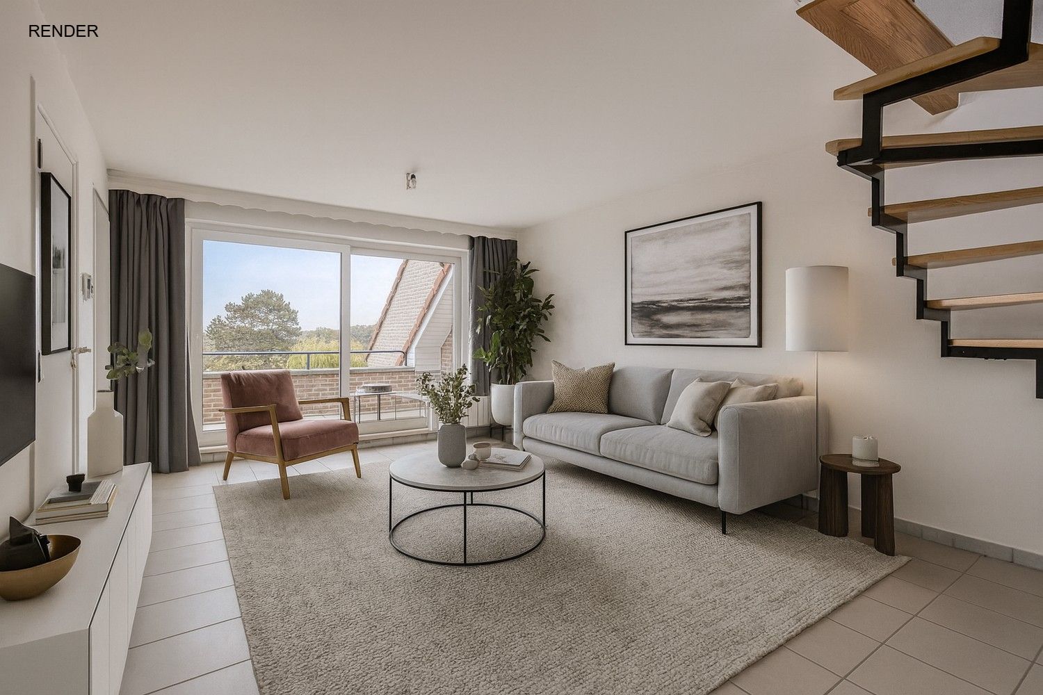 Ruime duplex met 3 slaapkamers  en garage te huur in het hart van Gellik, Lanaken foto 7