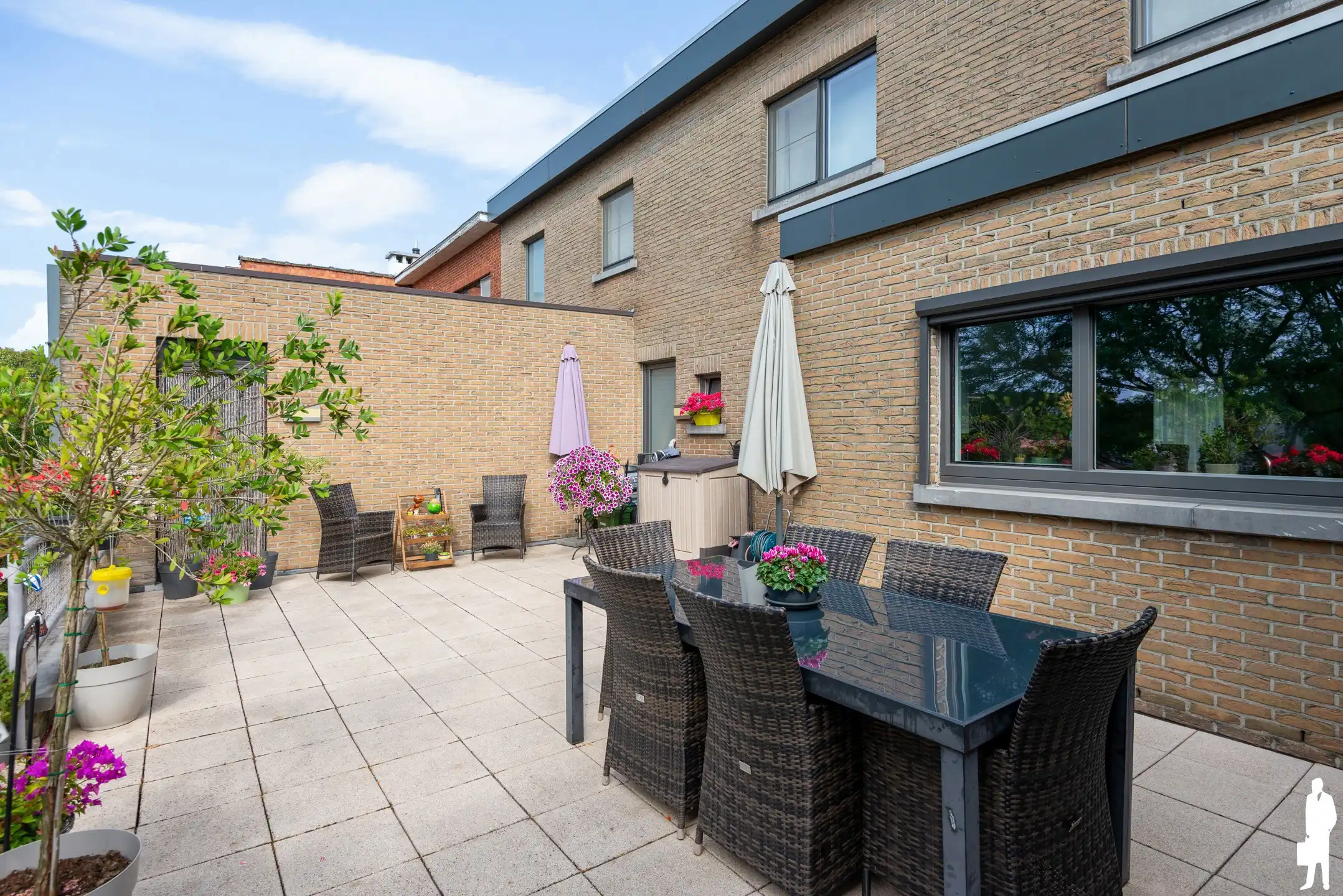 Ruim duplex app met 5 slpks, terras + privatieve tuin foto 12