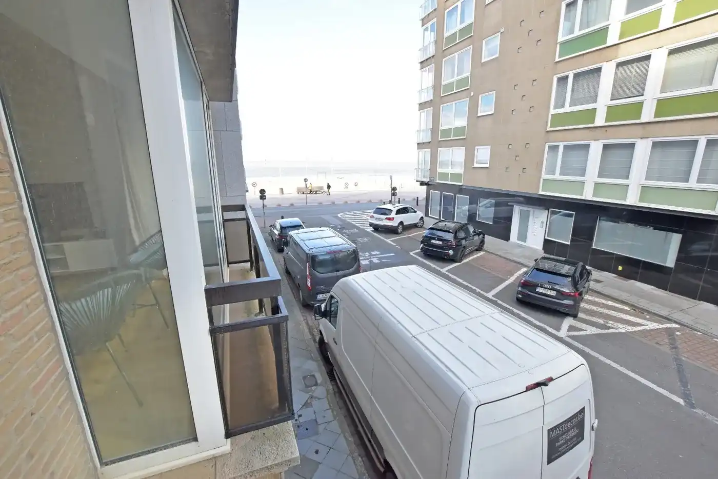 Gemeubeld appartement met zijdelings zeezicht nabij het Driehoeksplein foto 2