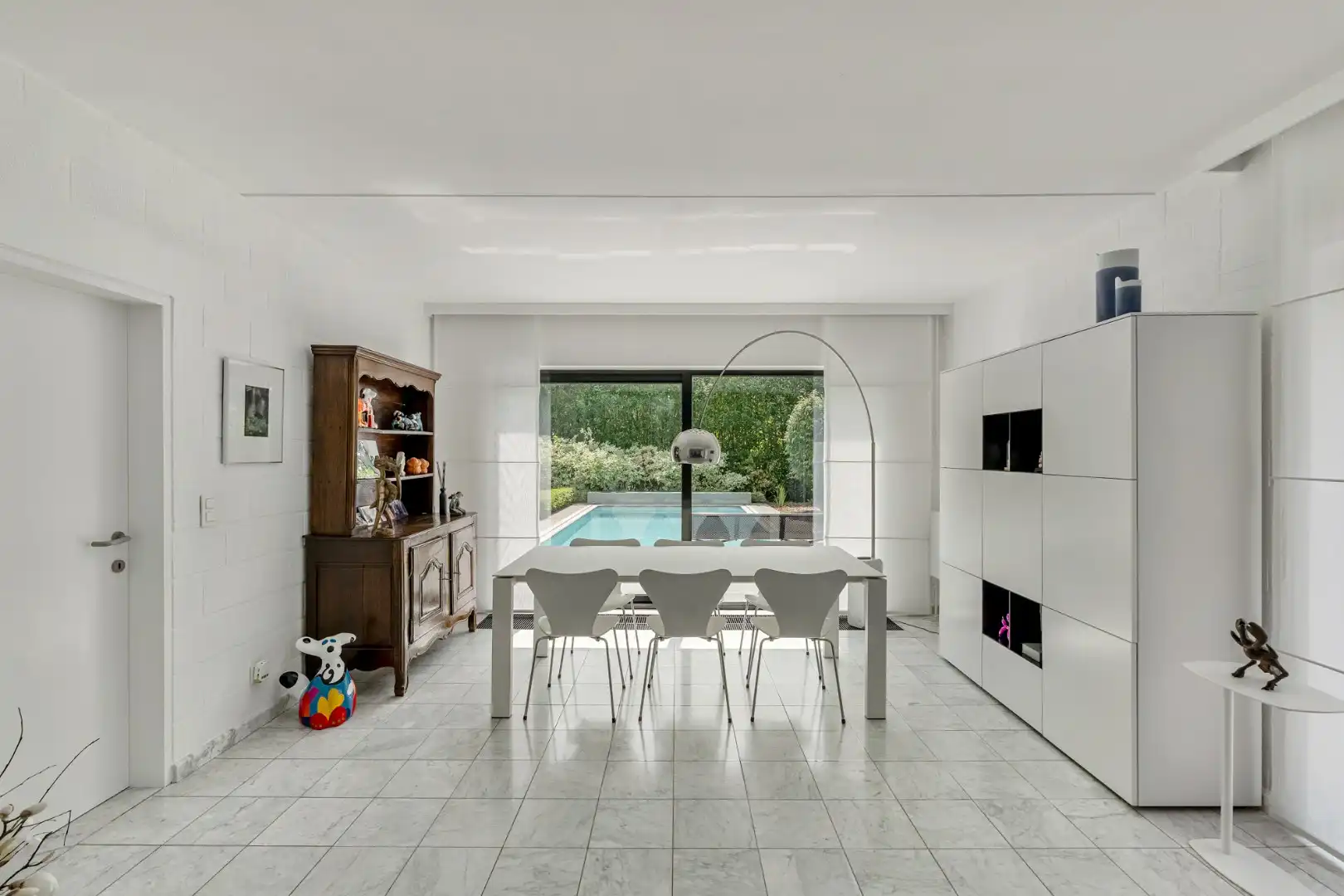 Moderne architectenwoning met mooie tuin en zwembad, 5 slaapkamers in Hasselt, OB op 8a12ca in doodlopende straat foto 21