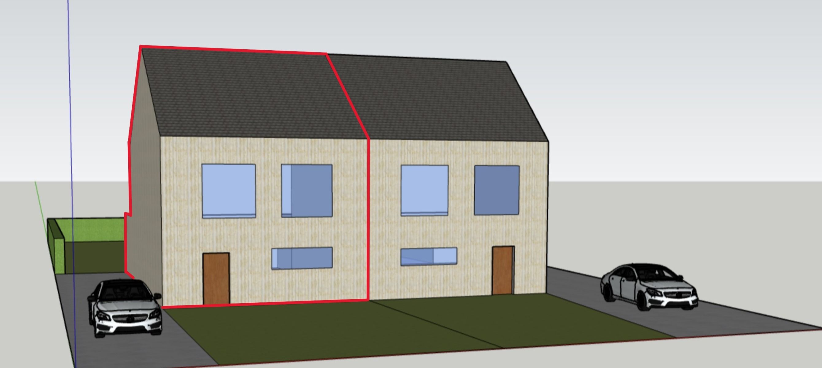 Bouwgrond voor halfopen bebouwing nabij centrum Wetteren foto {{pictureIndex}}