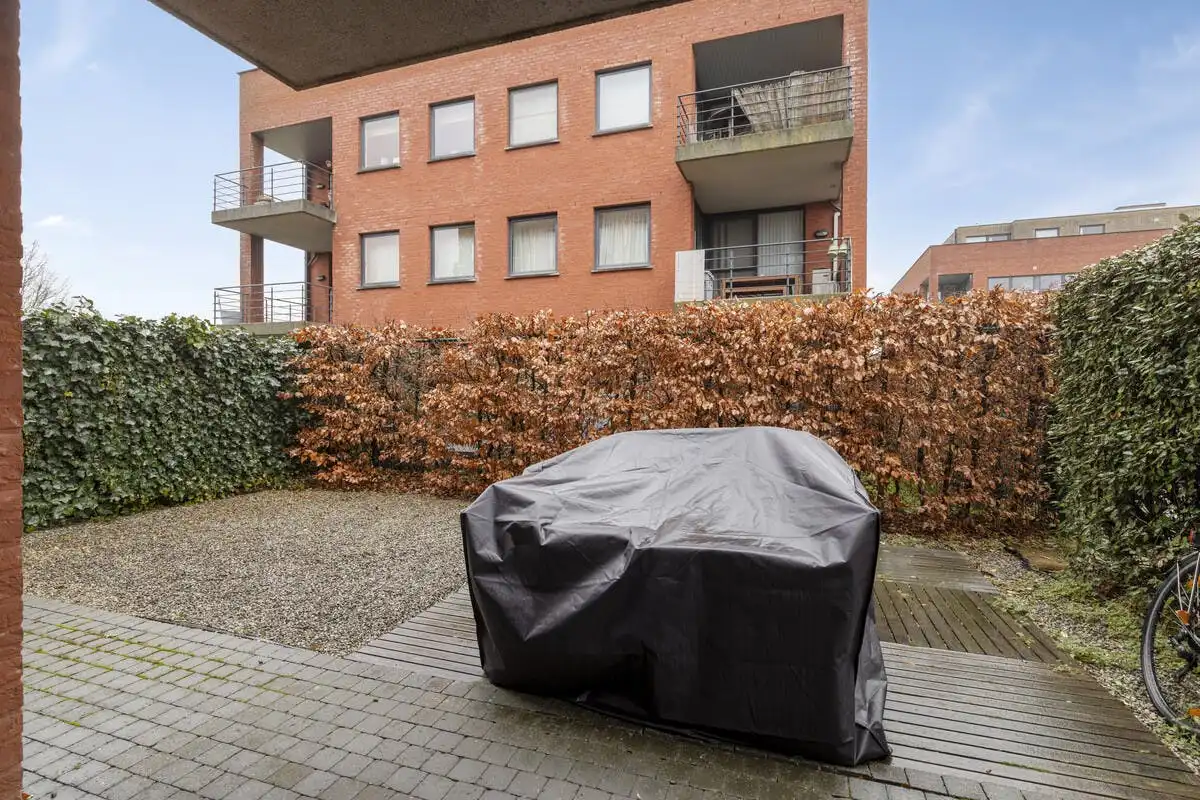Gelijkvloers appartement met parking en tuintje te koop in Hasselt foto 15