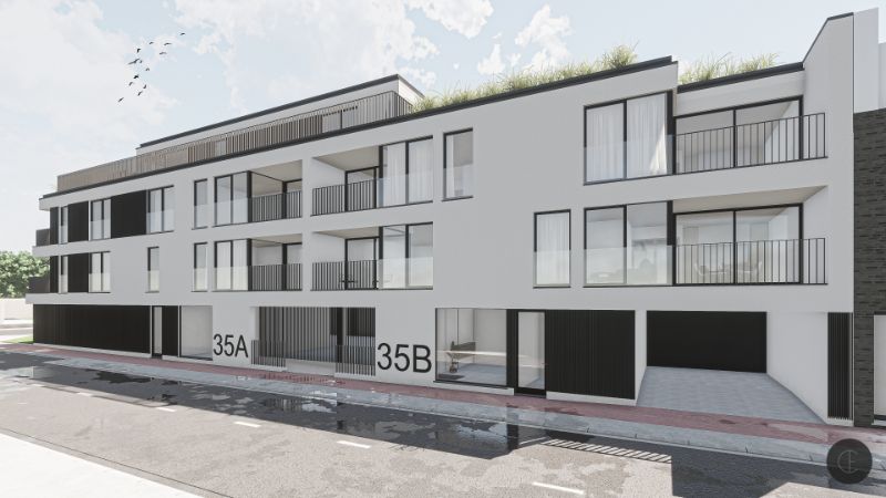 KORTEMARK: Penthouse 3.01 met 2 comfortabele slaapkamers, 2 ensuite-badkamers en 111,60m² uitgestrekt zitterras gelegen op de derde verdieping van Nieuwbouwresidentie Mila en Nora foto 7