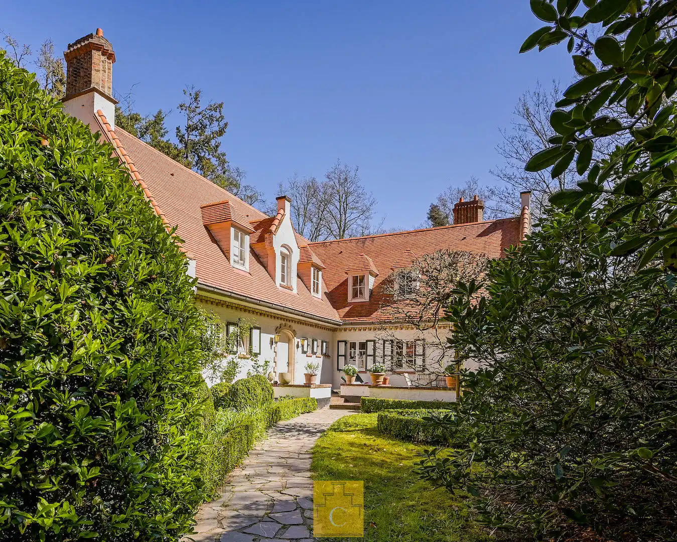 ‘La Cassine’, karaktervilla in Knokse stijl op 2025 m2 in Tillegembos foto 28