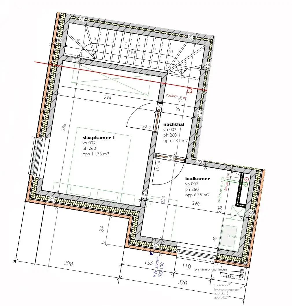 Duplex-appartement  (B1.3)  van 76,18m² met 1 slaapkamer en terras foto 10