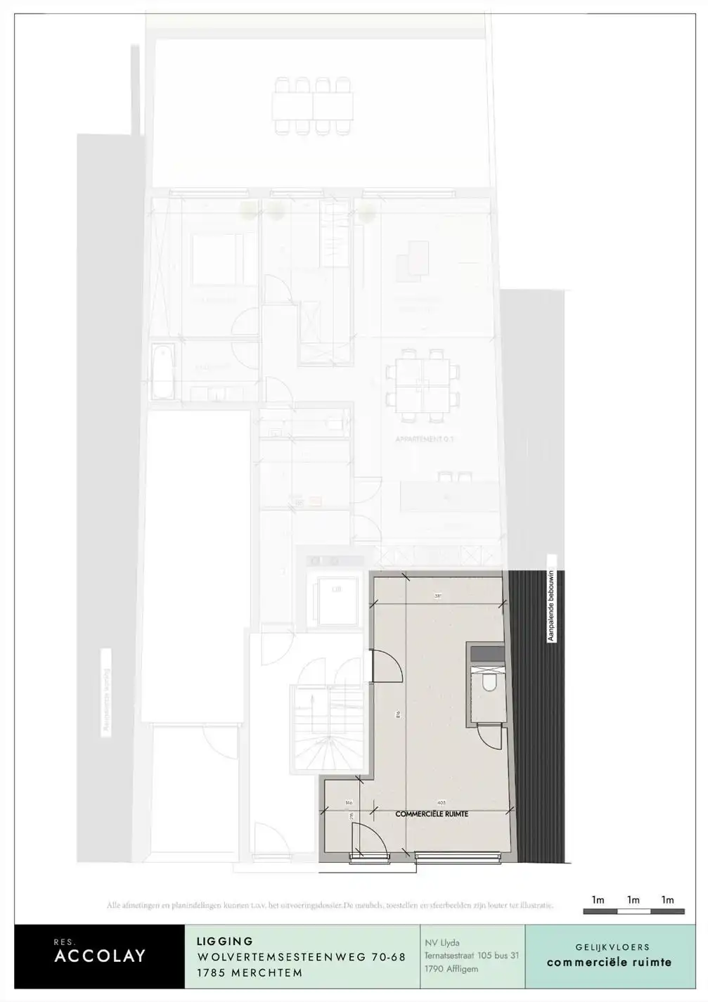 Handels-/winkelruimte in Residentie Accolay foto 5
