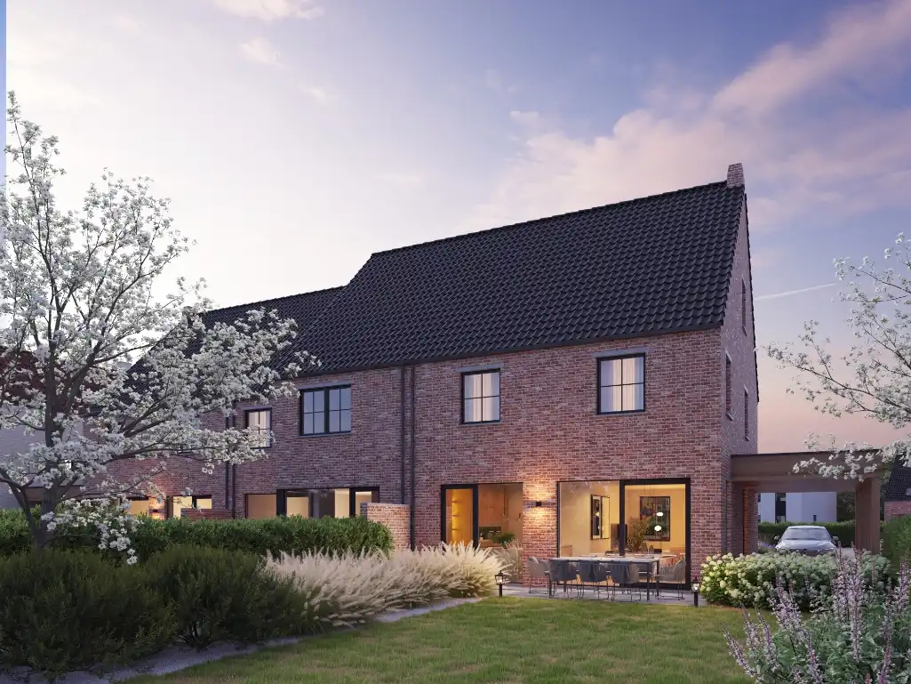 Izegem, ruime nieuw te bouwen Half open woning - 6% btw mogelijk* foto 4