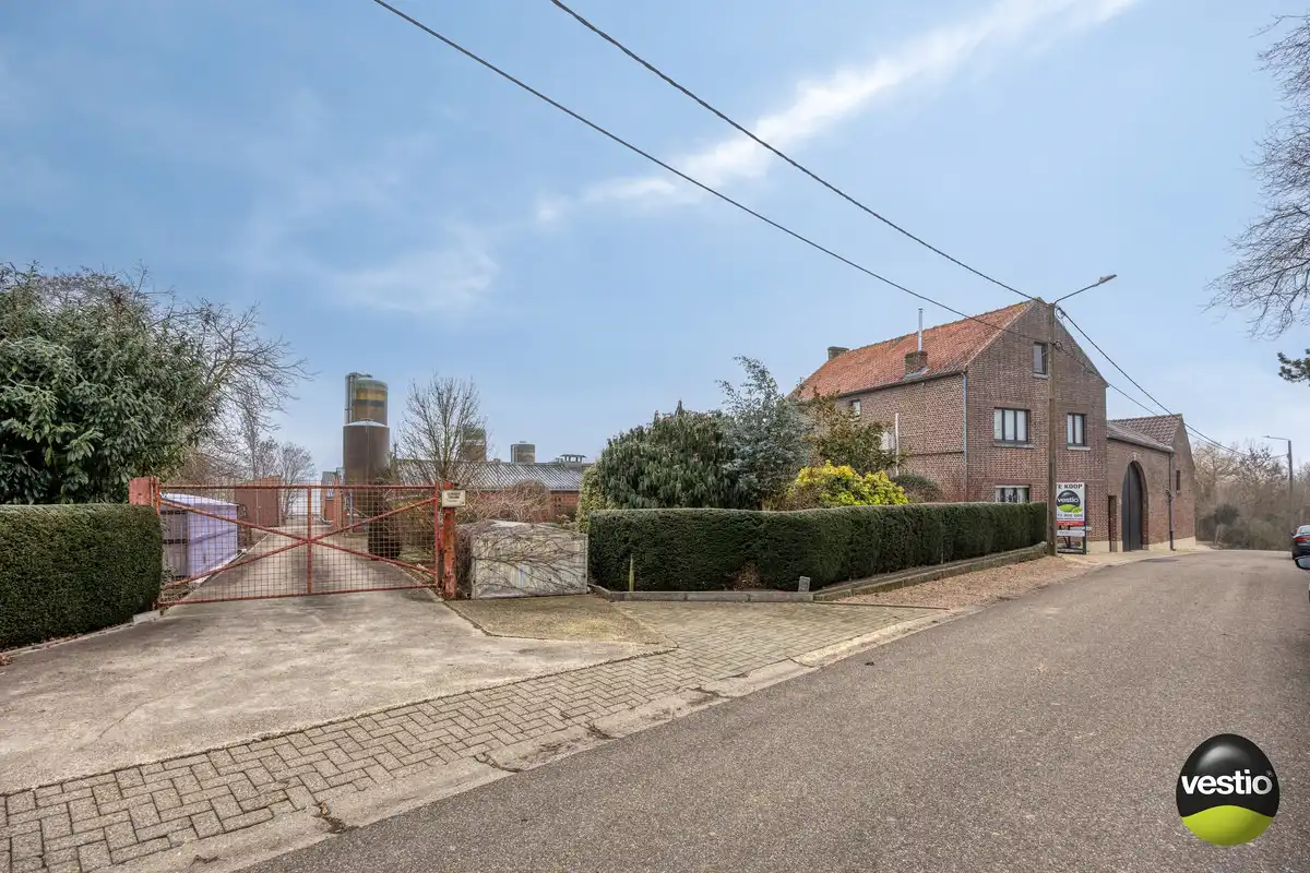 VIERKANTSHOEVE MET 4 BIJHORENDE VARKENSSTALLEN TE SINT-HUIBRECHTS-HERN op 65A79CA. foto 2