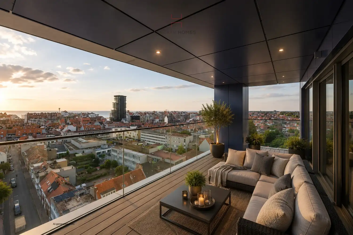 Residentie Hoost : Luxe appartement op de 11e verdieping in Heist-aan-Zee foto {{pictureIndex}}