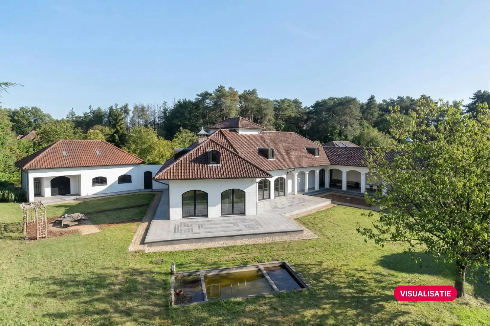 residentieel gelegen villa op 3490 m² te koop in Lichtaart foto 7