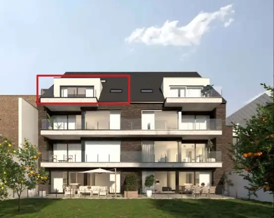 Ruime duplex penthouse, afgewerkt bij akte en aan 6% BTW! foto {{pictureIndex}}